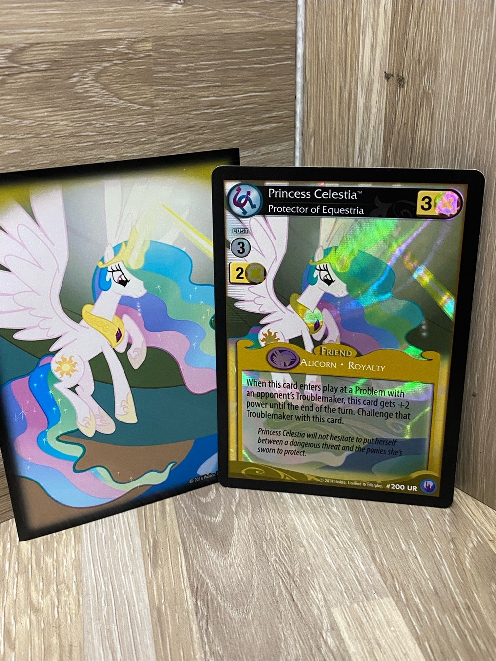 Princess Celestia Holofoil Trading Card - Multicolor